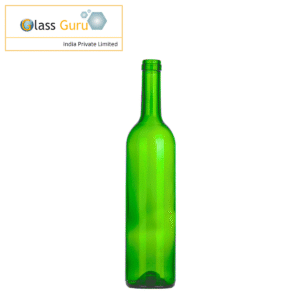 750 Ml Green Wine Bottle